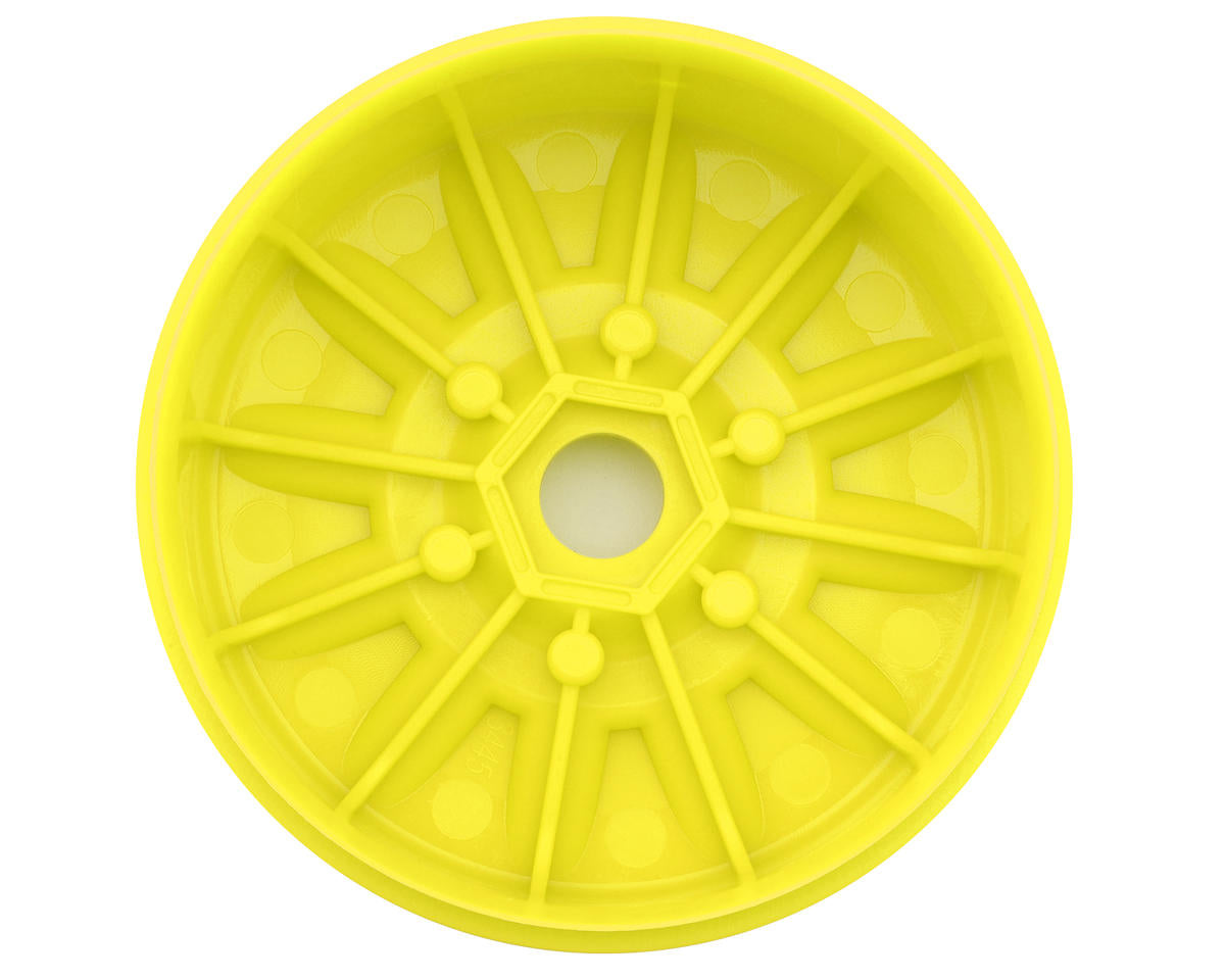 JConcepts Pioneer 83mm 1/8th Buggy Wheels (Yellow) (4)