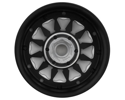 JConcepts Ultra 2.0" Bead-Loc Crawler Wheels (4) (Black/Silver)