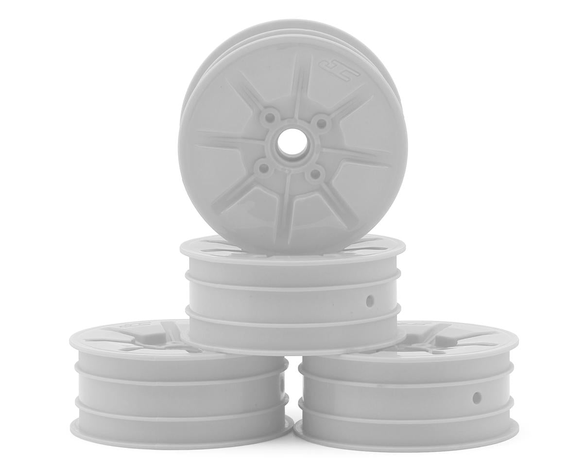 JConcepts RC10 Pioneer 2.2 Bearing Front Wheels (White) (4)