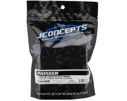 JConcepts Pioneer 2.2 Rear Buggy Wheels (Black) (4)