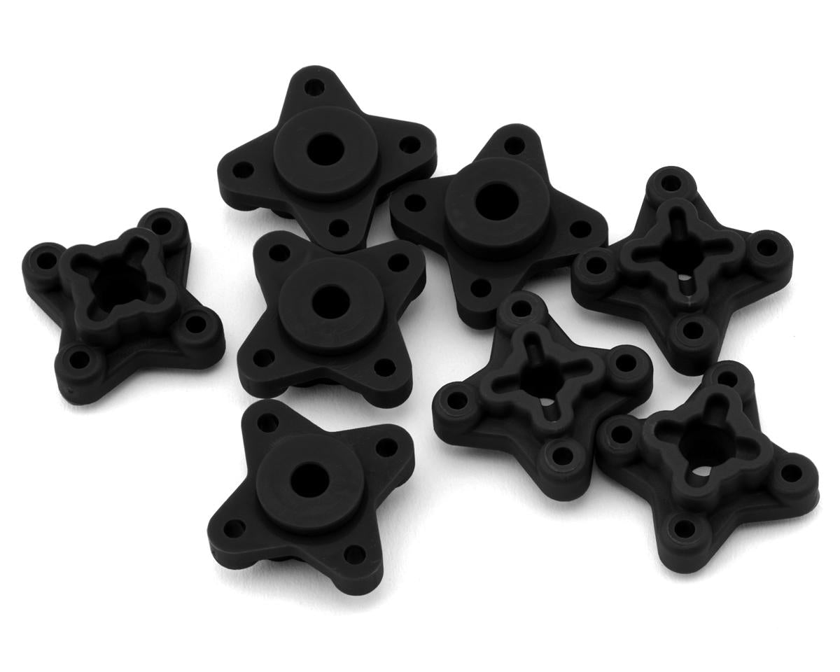 JConcepts RC10T Pioneer 2.2 Rear Wheels w/Adapters (Black) (4)