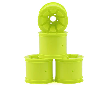 JConcepts RC10T Pioneer 2.2 Rear Wheels w/Adapters (Yellow) (4)