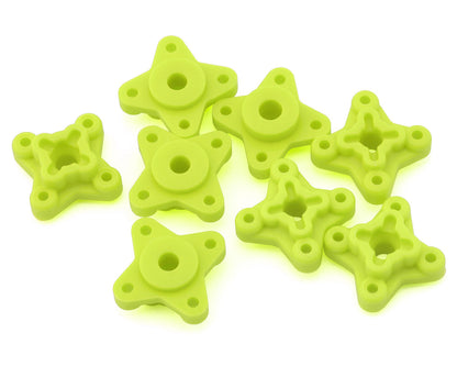 JConcepts RC10T Pioneer 2.2 Rear Wheels w/Adapters (Yellow) (4)