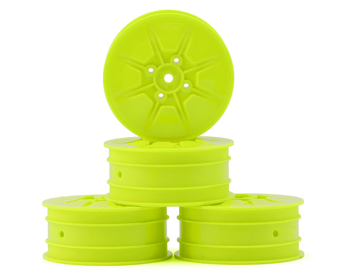 JConcepts Pioneer 2.2 4WD Front Buggy Wheels (Yellow) (4) (22X-4, XB4, B74.1)