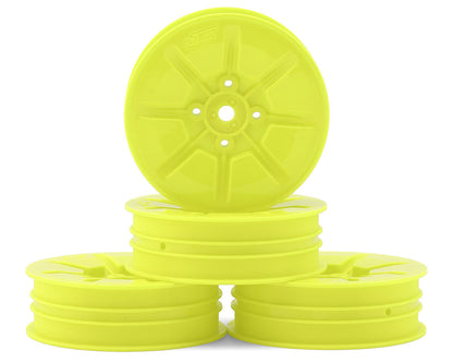 JConcepts Pioneer 2.2 "Slim" Front Wheels (Yellow) (4) (B7/B6/RB6/SRX2/YZ2)