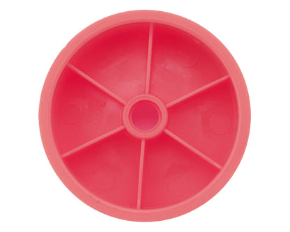JConcepts RC10 Mono 2.0" Vintage Buggy Front Wheels (Pink) (2)