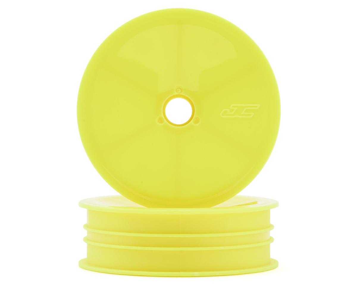JConcepts RC10 Mono 2.0" Vintage Buggy Front Wheels (Yellow) (2)