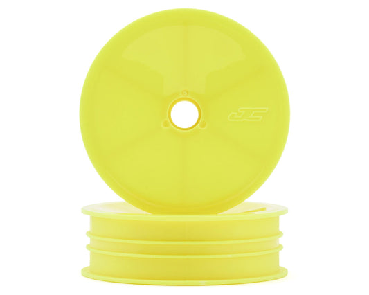 JConcepts RC10 Mono 2.0" Vintage Buggy Front Wheels (Yellow) (2)