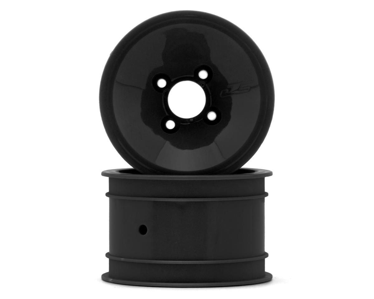 JConcepts RC10 Mono 2.0" Vintage Buggy Rear Wheels (Black) (2)