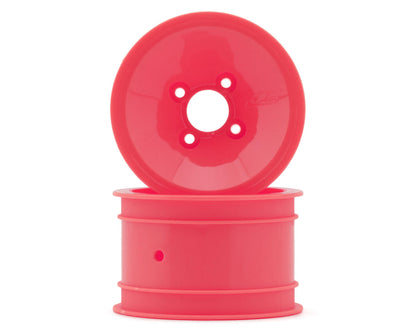 JConcepts RC10 Mono 2.0" Vintage Buggy Rear Wheels (Pink) (2)
