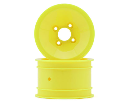 JConcepts RC10 Mono 2.0" Vintage Buggy Rear Wheels (Yellow) (2)