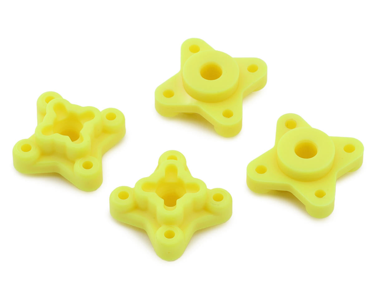 JConcepts RC10 Mono 2.0" Vintage Buggy Rear Wheels (Yellow) (2)