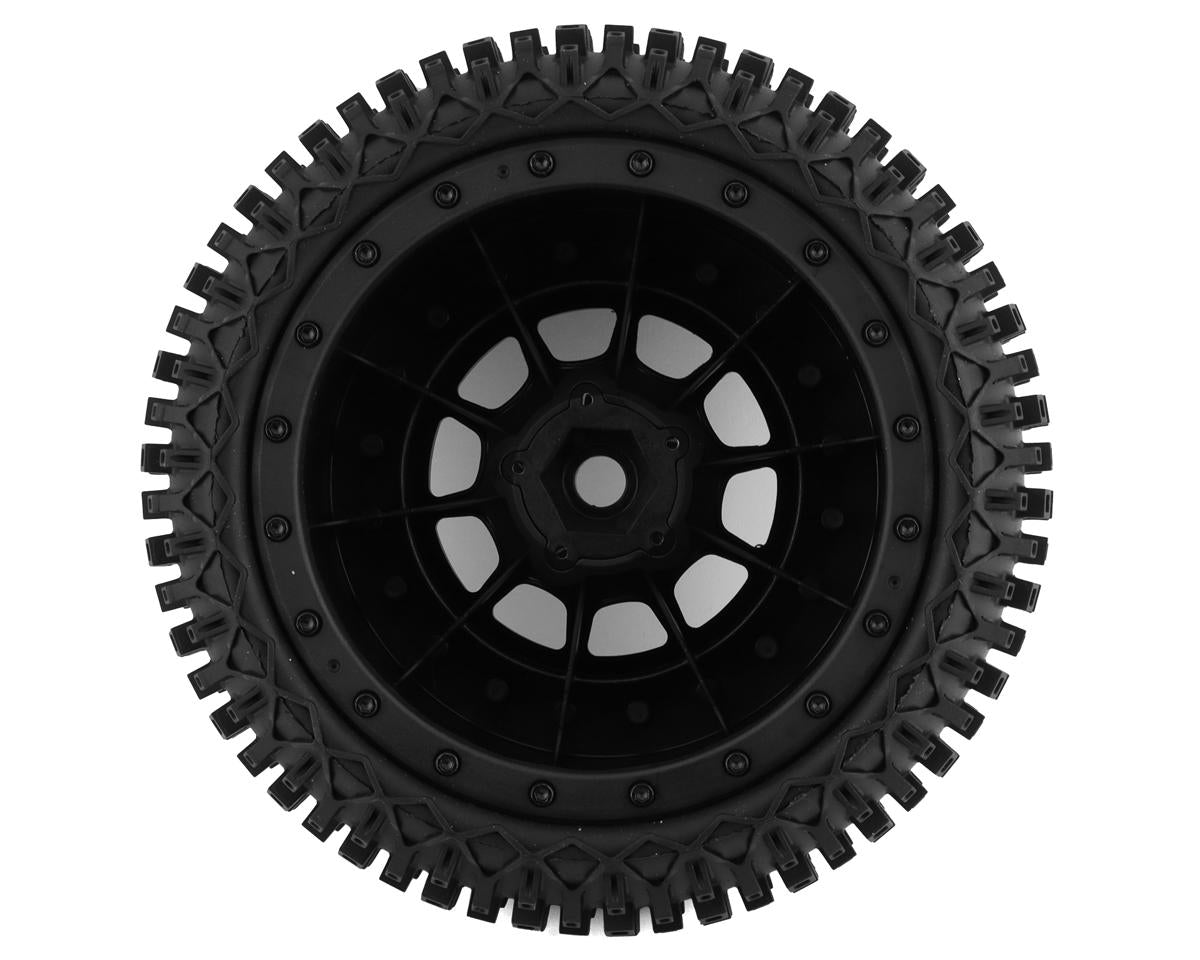 JConcepts Choppers Pre-Mounted Monster Truck Tires w/Hazard Wheel (Black) (2)