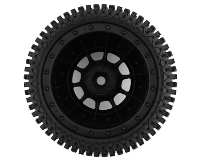 JConcepts Choppers Pre-Mounted Monster Truck Tires w/Hazard Wheel (Black) (2)