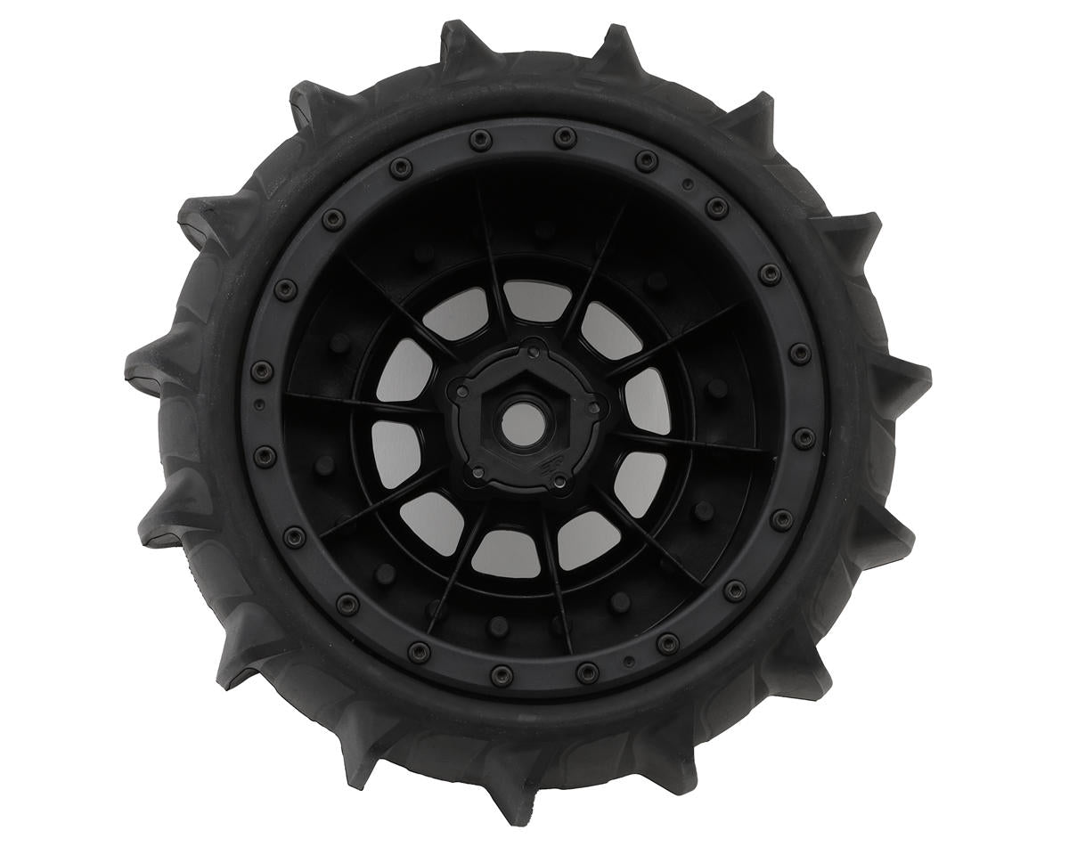 JConcepts Animals Pre-Mounted Monster Truck Tires w/Hazard Wheel (Black)