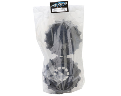 JConcepts Animals Pre-Mounted Monster Truck Tires w/Hazard Wheel (Black)
