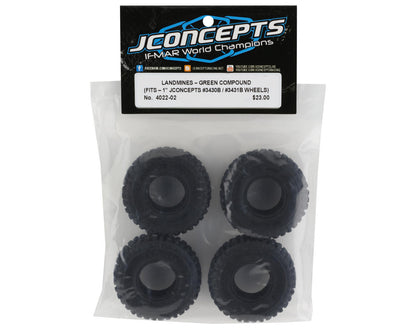 JConcepts Landmines 1.0" Micro Crawler Tires (4) (Green)