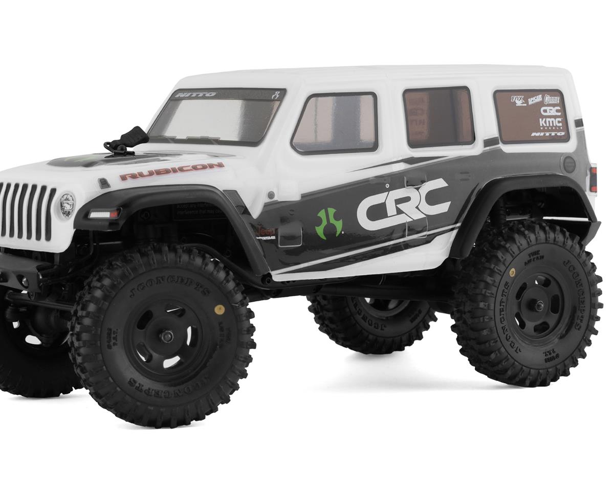 JConcepts SCX24 1.0" Tusk Pre-Mounted Tires w/Glide 5 Wheels (4) (Black) (Gold)