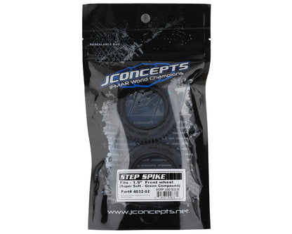 JConcepts Step Spike 1.9" Front 2WD Buggy Tires (2) (Green)