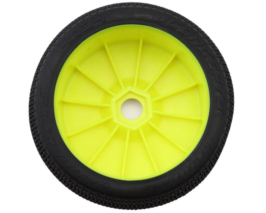 JConcepts Relapse Pre-Mounted 1/8th Buggy Tires (Yellow) (2) (Green)