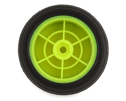 JConcepts Mini-B Hawk Pre-Mounted Front Tires (Yellow) (2) (Green)
