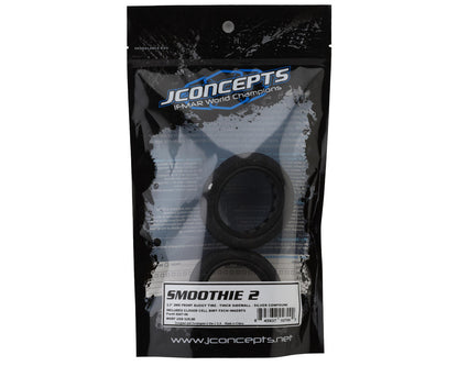 JConcepts Smoothie 2 "Thick Sidewall" 2.2" 2WD Front Buggy Tires (2) (Silver)