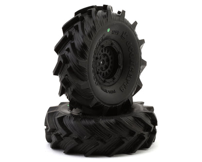 JConcepts Fling Kings 1.0" Pre-Mounted Tires (63mm OD) (2) w/Crusher Wheels