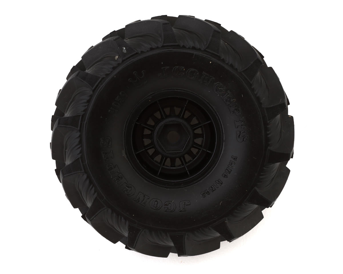 JConcepts Fling Kings 1.0" Pre-Mounted Tires (63mm OD) (2) w/Crusher Wheels