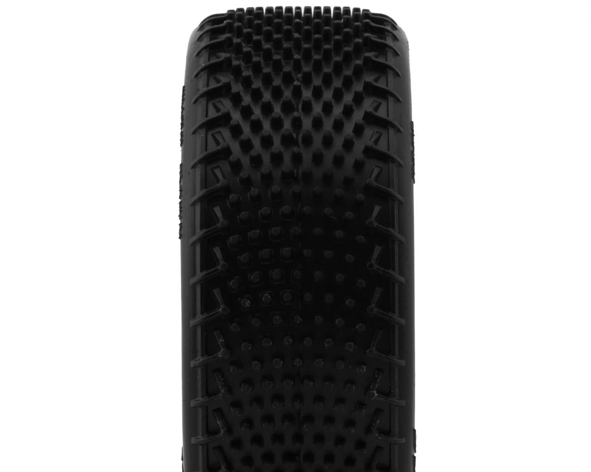 JConcepts Fuzz Bite LP Wide 2.2" Pre-Mounted 2WD Front Buggy Carpet Tires (Pink)