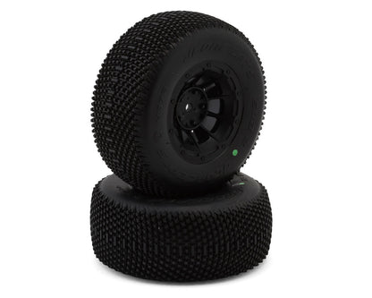 JConcepts Subcultures 2 Pre-Mounted Off-Road Tires (2) (Slash Rear) (Green)