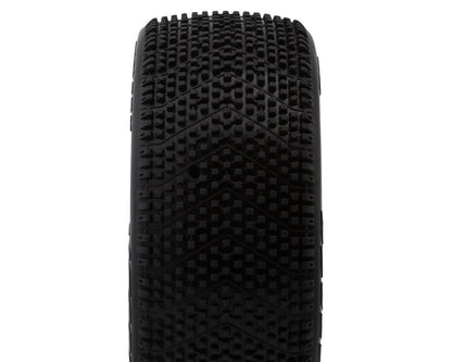 JConcepts Falcon Pre-Mounted 1/8th Buggy Tires (Yellow) (2) (Green)
