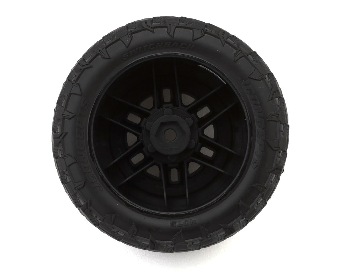 JConcepts Switchback 2.8" Pre-Mounted Tires (2) (12mm Hex) (Platinum)