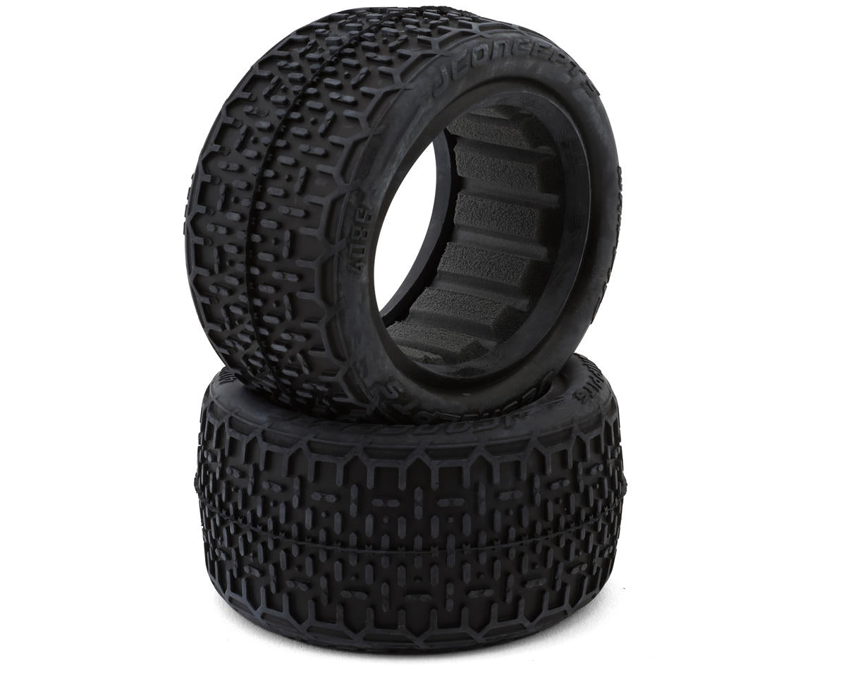 JConcepts Whippits 2.2" Rear Buggy Dirt Oval Tires (2) (Green)