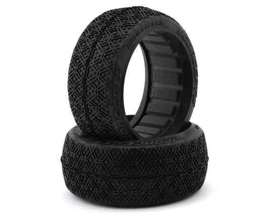 JConcepts Double Bar 1/8 Off-Road Buggy Tires (2) (Silver)