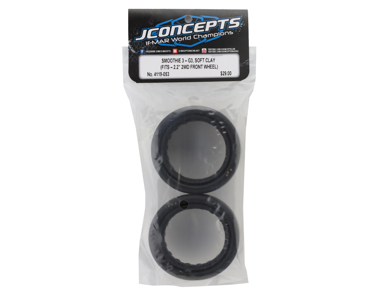 JConcepts Smoothie 3 2.2" 4WD Front Buggy Tires (2) (G3 - Soft)