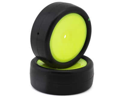 JConcepts Smoothie 3 2.2" Pre-Mounted 2WD Front Buggy Tires (Yellow) (2) (Green)
