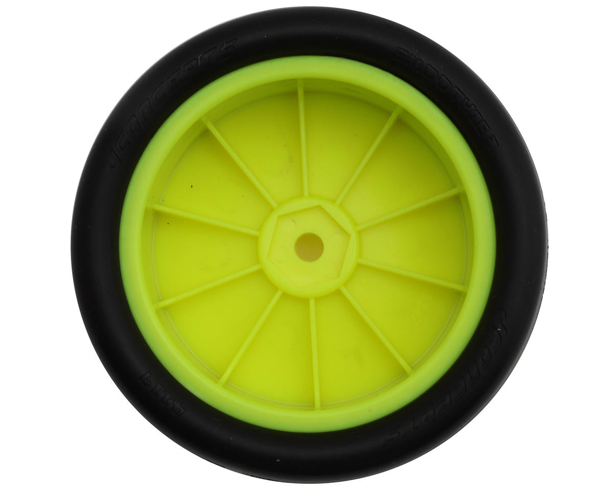 JConcepts Smoothie 3 2.2" Pre-Mounted 2WD Front Buggy Tires (Yellow) (2) (Green)