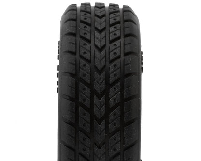 JConcepts Mini-B Dirt Trac Mini Pre-Mounted Front Tires (Yellow) (2) (Green)