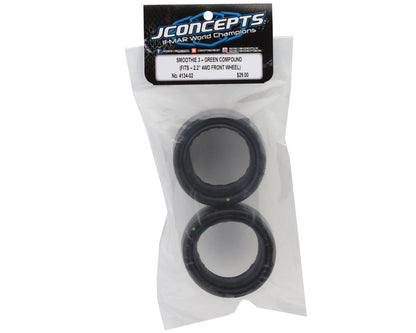 JConcepts Smoothie 3 2.2" 4WD Front Buggy Tires (2) (Green)