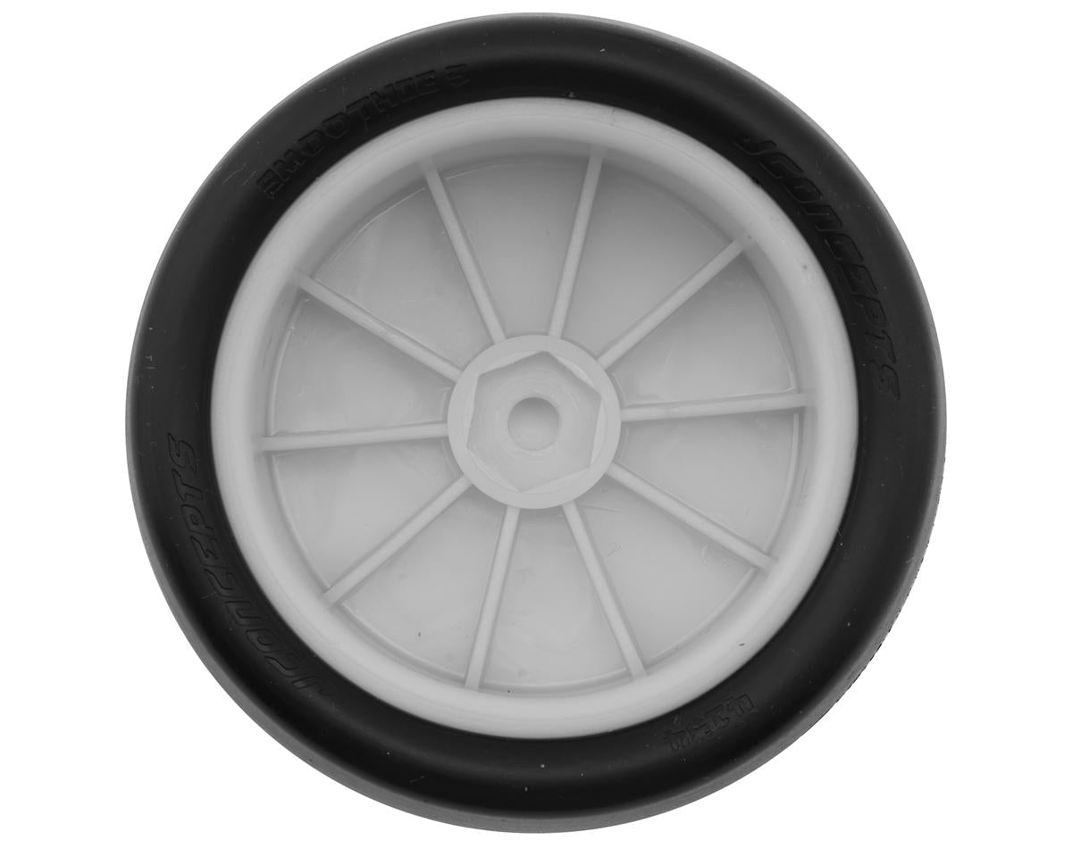 JConcepts Smoothie 3 2.2" Pre-Mounted 4WD Front Tires (White) (2) (Green)