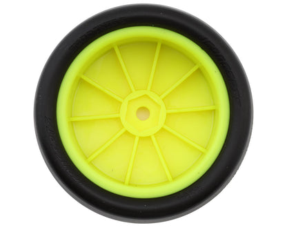JConcepts Smoothie 3 2.2" Pre-Mounted 4WD Front Tires (Yellow) (2) (Green)