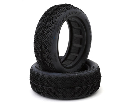 JConcepts Double Bar 2.2" 2WD Front Buggy Off-Road Tires (2) (Blue)