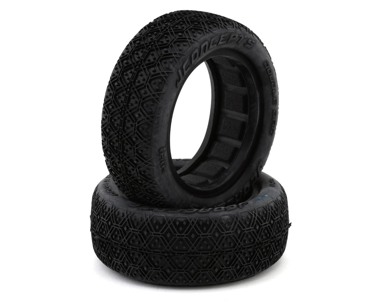 JConcepts Double Bar 2.2" 2WD Front Buggy Off-Road Tires (2) (Aqua A2)