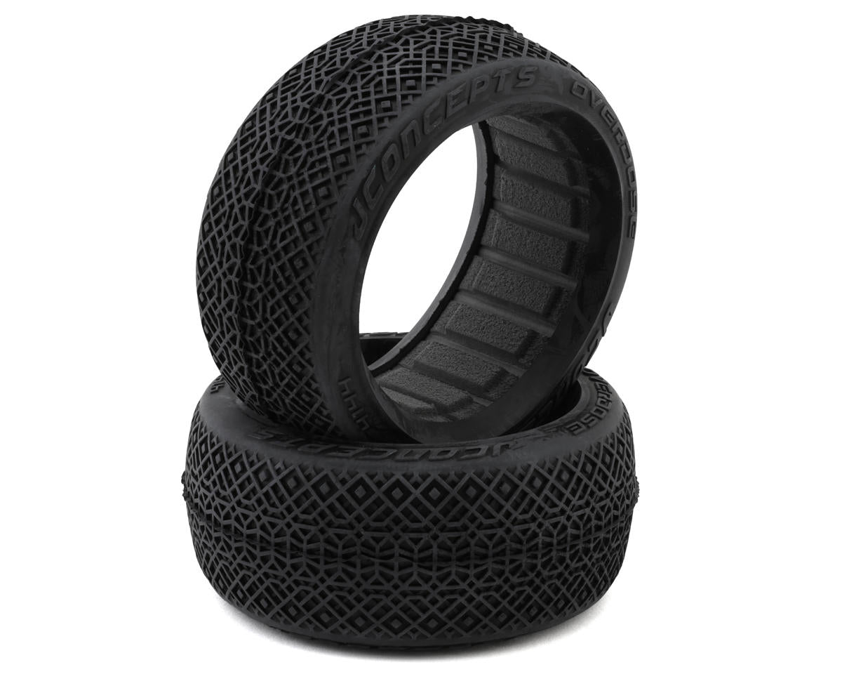 JConcepts Overdose 1/8 Off-Road Buggy Tires (2) (Silver)