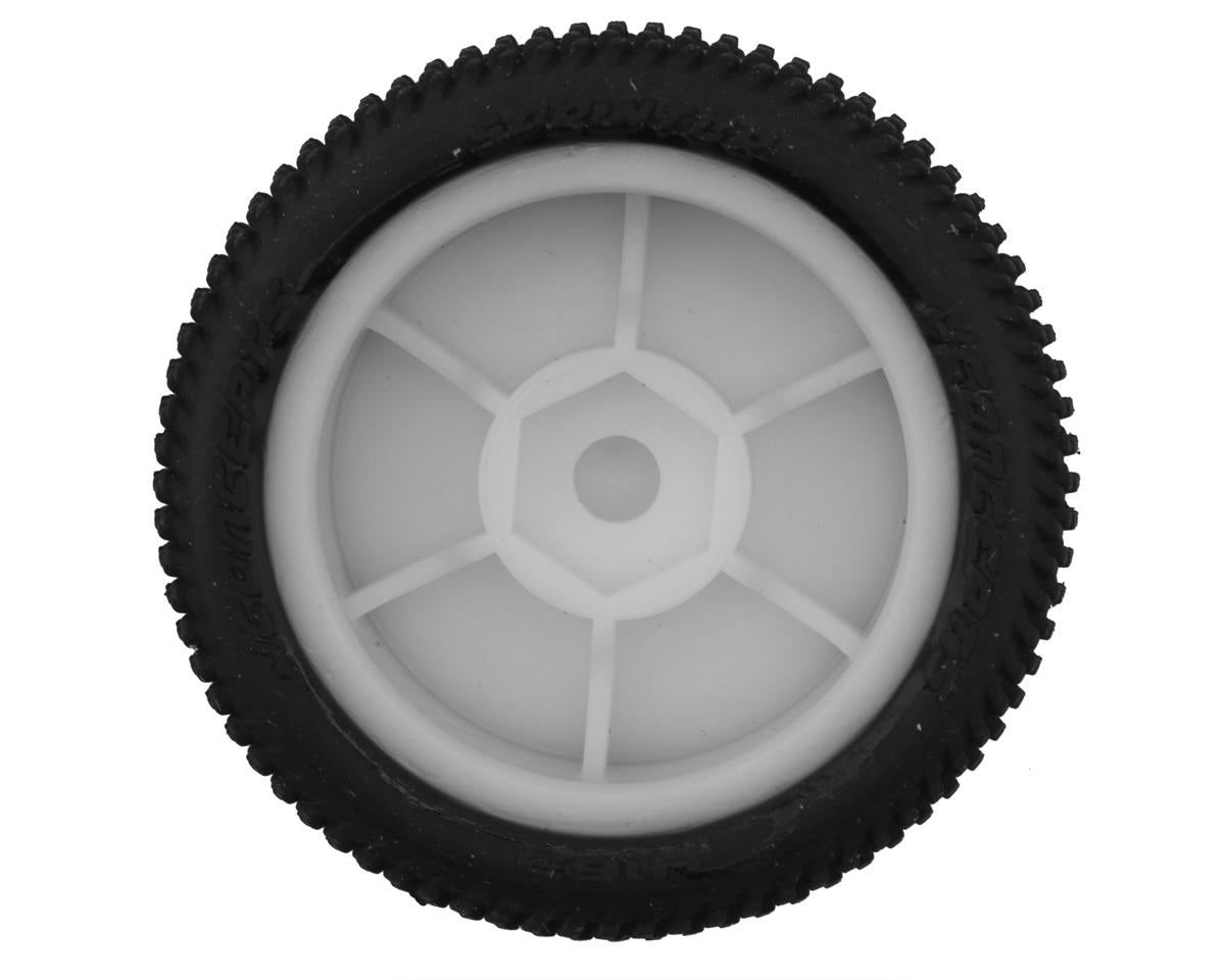 JConcepts Losi® Micro-B Sprinter Pre-Mounted Front Tires (White) (2) (G3 - Soft)