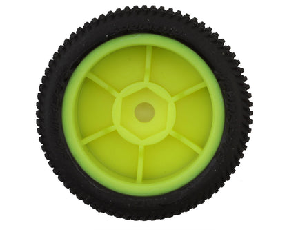 JConcepts Losi® Micro-B Sprinter Pre-Mounted Front Tires (Yellow) (2)