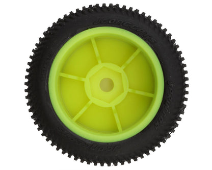 JConcepts Losi® Micro-B Sprinter Pre-Mounted Rear Tires (Yellow) (2) (G3 - Soft)