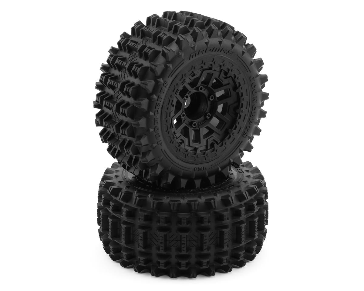 JConcepts Magma 2.9" Monster Truck Pre-Mounted Tires (Platinum)