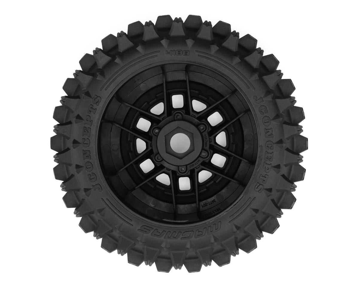 JConcepts Magma 2.9" Monster Truck Pre-Mounted Tires (Platinum)