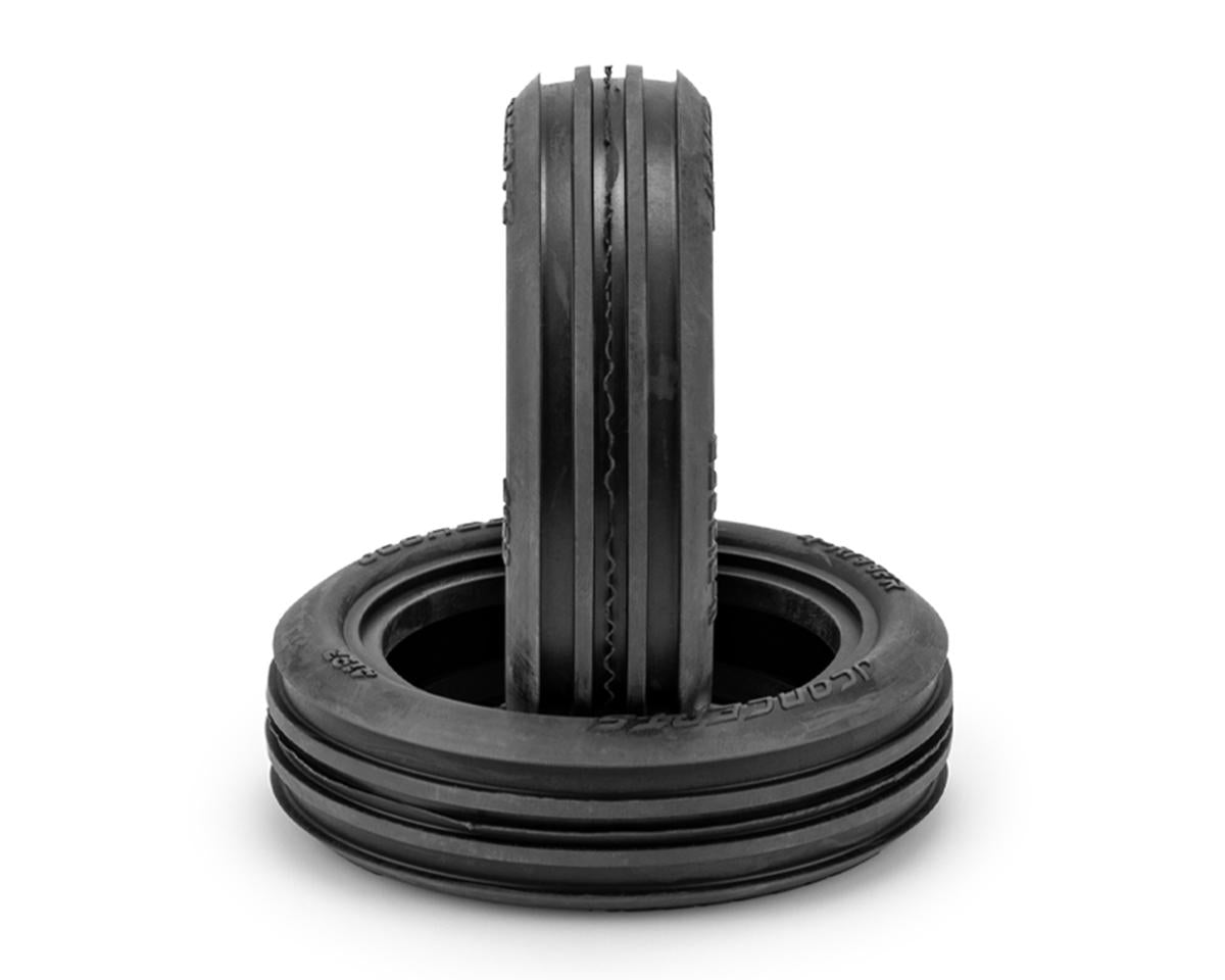 JConcepts 4-Ribber 2.0" Front 2WD Buggy Tires (2) (Blue)